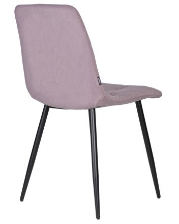 Стул обеденный DOBRIN CHILLY ROMBO, Лавандовый Simple 48, основание черное
