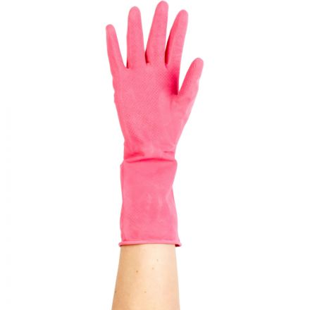 Перчатки резиновые Paclan Practi Comfort розовые 4076614 р.L Перчатки резиновые Paclan Practi Comfort розовые 4076614 р.L