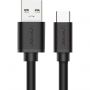 Кабель UGREEN US184 (20882)USB A Male to Type C Male Nickel Plating 1м черн Кабель UGREEN US184 (20882)USB A Male to Type C Male Nickel Plating 1м черн