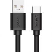 Кабель UGREEN US184 (20882)USB A Male to Type C Male Nickel Plating 1м черн