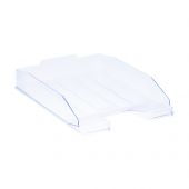 Лоток для бумаг горизонтальный СТАММ "Эксперт", прозрачный Лоток для бумаг горизонтальный СТАММ "Эксперт", прозрачный