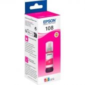 Чернила Epson 108 EcoTank Ink C13T09C34A для EpsonL8050/L18050,Magenta 70ml Чернила Epson 108 EcoTank Ink C13T09C34A для EpsonL8050/L18050,Magenta 70ml