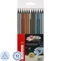 Карандаши цветные Kores Kolores Metallic Style 12шт трехгр пласт кор 93316 Карандаши цветные Kores Kolores Metallic Style 12шт трехгр пласт кор 93316