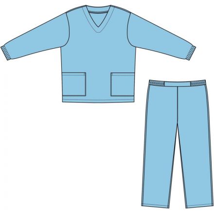 Костюм хирурга универс./м05-КБР дл.рук.,цв.глб. (р.60-62) р.170-176 Костюм хирурга универс./м05-КБР дл.рук.,цв.глб. (р.60-62) р.170-176