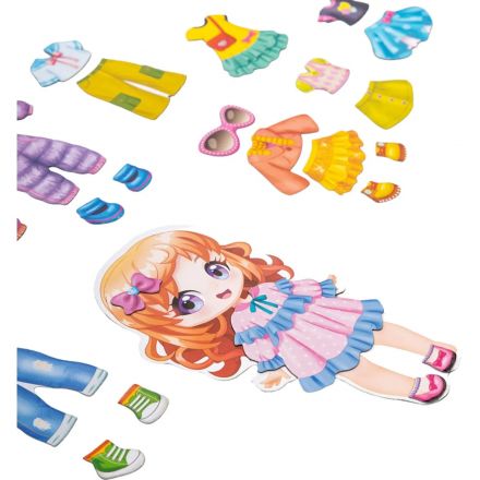 Игра магнитная Одевашки. Карина Магнитные истории,05314