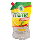 Средство для мытья посуды Mama Ultimate конц с аром лимона 1000мл