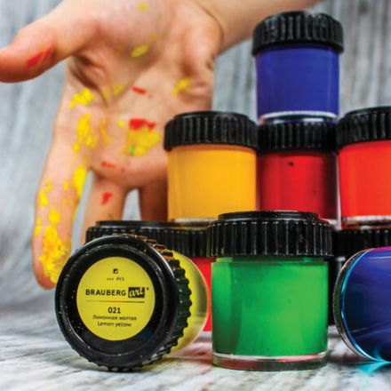 Гуашь художественная BRAUBERG ART CLASSIC, НАБОР 12 цветов в баночках по 22 мл, 191585 Гуашь художественная BRAUBERG ART CLASSIC, НАБОР 12 цветов в баночках по 22 мл, 191585