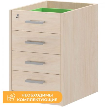 Тумба PT Арго Корпус приставной АТ-07 бук