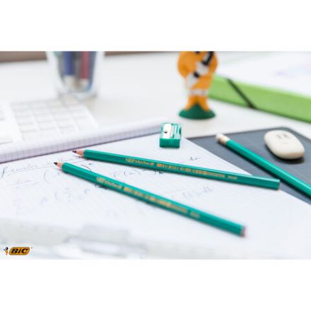 Карандаш чернографитный BIC, 1 шт., "Evolution", HB, корпус зеленый, 8803112 Карандаш чернографитный BIC, 1 шт., "Evolution", HB, корпус зеленый, 8803112