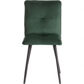 Стул Комус Мебель Flip велюр, 41х55х88, Deep Forest (изумруд)
