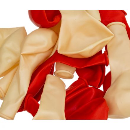 Набор шаров воздушн.праздн.пастель,цв белый,красный 25шт(латекс),30см,90358 Набор шаров воздушн.праздн.пастель,цв белый,красный 25шт(латекс),30см,90358