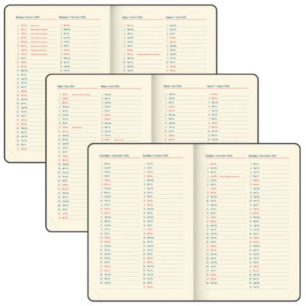 Ежедневник датированный 2026 B6 125х173 мм, GALANT "Vivid", под кожу, серый, 117410