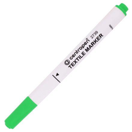 Маркеры для ткани 10 ЦВЕТОВ CENTROPEN "Textile Marker", круглый наконечник, 1,8 мм, 2739/10, 5 2739 1001