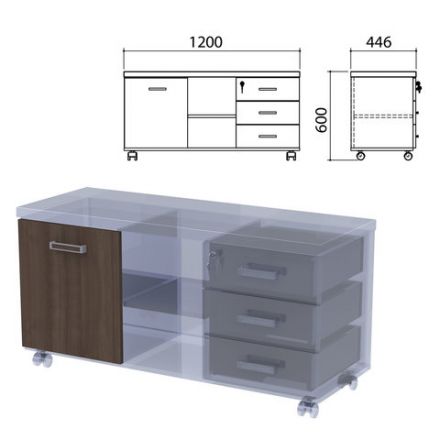Дверь тумбы-креденции "Приоритет", лагос, К-925, К-925 лагос Дверь тумбы-креденции "Приоритет", лагос, К-925, К-925 лагос