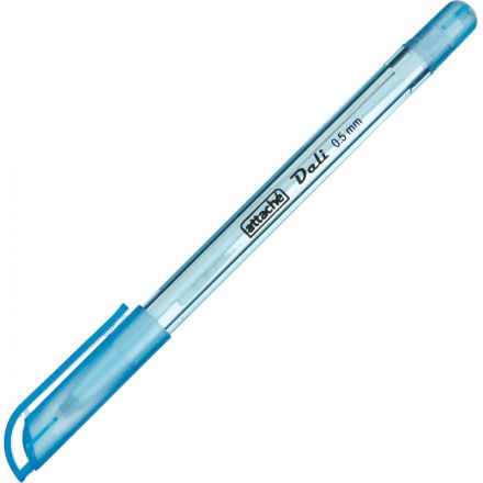 Ручка шариковая Attache Deli синяя (толщина линии 0.5 мм)