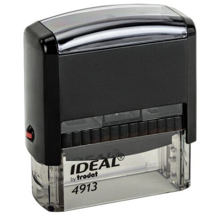 Оснастка для штампа, размер оттиска 58х22 мм, синий, TRODAT IDEAL 4913 P2, подушка в комплекте, 125423 Оснастка для штампа, размер оттиска 58х22 мм, синий, TRODAT IDEAL 4913 P2, подушка в комплекте, 125423