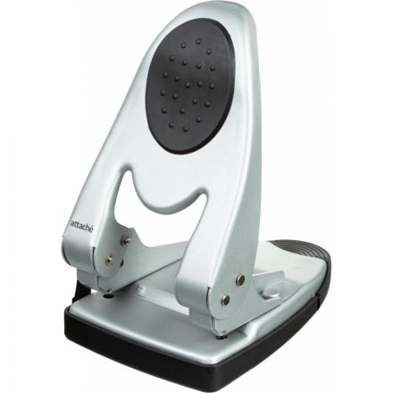 Дырокол Attache 6760 до 60 листов серебристый с линейкой Дырокол Attache 6760 до 60 листов серебристый с линейкой