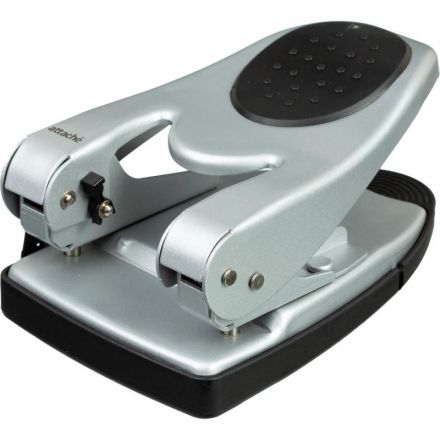 Дырокол Attache 6760 до 60 листов серебристый с линейкой Дырокол Attache 6760 до 60 листов серебристый с линейкой