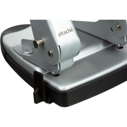 Дырокол Attache 6760 до 60 листов серебристый с линейкой Дырокол Attache 6760 до 60 листов серебристый с линейкой