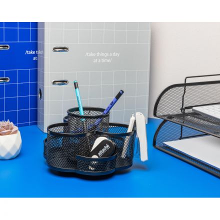 Подставка для канцелярских принадлежностей Attache (7 секций, металлическая сетка, 110x165x175 мм, черная) Подставка для канцелярских принадлежностей Attache (7 секций, металлическая сетка, 110x165x175 мм, черная)