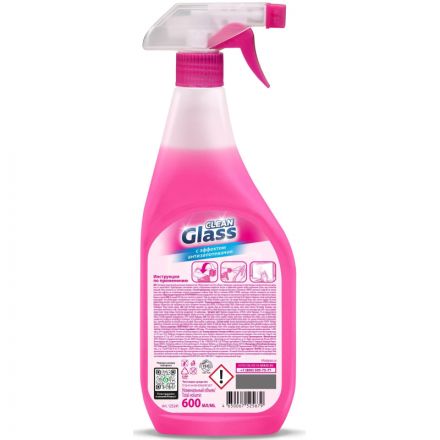 Средство для стекол и зеркал Grass Clean Glass лесные ягоды 600мл Средство для стекол и зеркал Grass Clean Glass лесные ягоды 600мл