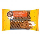 Печенье сдобное Крендельки Хлебный спас Coffe Time со вкусом капучино, 320г