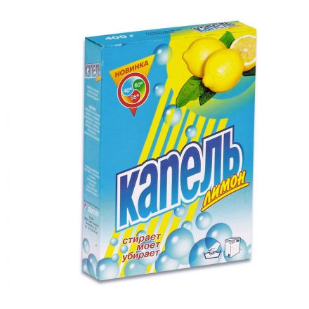 Порошок стиральный универсальный Капель для цветного и белого белья 400 г