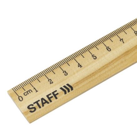 Линейка деревянная 40 см, STAFF, канадская сосна, 210801 Линейка деревянная 40 см, STAFF, канадская сосна, 210801