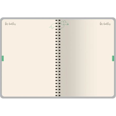 Ежедневник недатированный CUTE DIARY А5,BV,136,лес.яг,зол.греб,3-701/12