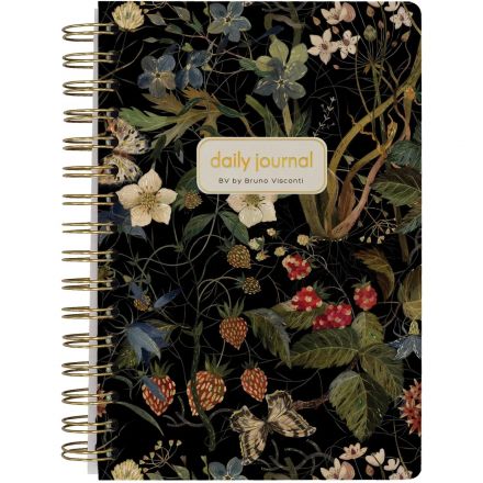 Ежедневник недатированный CUTE DIARY А5,BV,136,лес.яг,зол.греб,3-701/12
