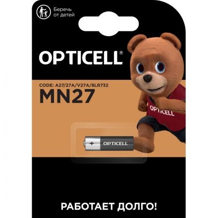 Батарейка Opticell Specialty MN27 1шт Батарейка Opticell Specialty MN27 1шт