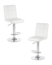 Набор 2 шт Стул барный DOBRIN KRUGER, белый Набор 2 шт Стул барный DOBRIN KRUGER, белый