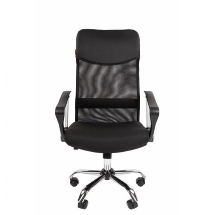 Кресло VT_CHAIRMAN 610 сетка/ткань/экокожа черный, хром Кресло VT_CHAIRMAN 610 сетка/ткань/экокожа черный, хром