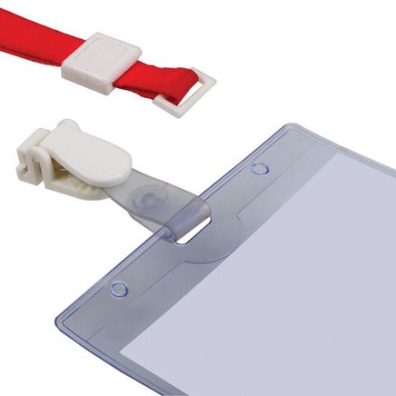 Лента для бейджей, 45 см, съемный пластиковый клип-замок с петелькой, КРАСНАЯ, BRAUBERG, 235730 Лента для бейджей, 45 см, съемный пластиковый клип-замок с петелькой, КРАСНАЯ, BRAUBERG, 235730