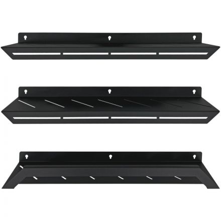 Полка РЭ_ д/ванной комплект RU3051B, черный (701446)