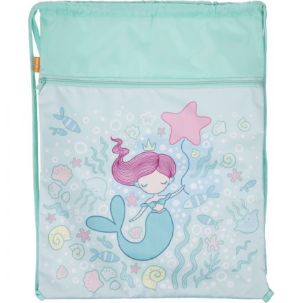 Мешок для обуви Русалка, 360х470 мм, карман, МО-26-2 Мешок для обуви Русалка, 360х470 мм, карман, МО-26-2