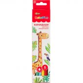 Карандаши акварельные 6 цв. №1School ColorPics 6-гран в наборе