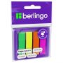 Флажки-закладки Berlingo 45*12мм, 20л*4 неоновых цвета, в диспенсере, европодвес Флажки-закладки Berlingo 45*12мм, 20л*4 неоновых цвета, в диспенсере, европодвес