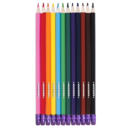 Карандаши цветные стираемые с ластиком ЮНЛАНДИЯ "ЮНЫЙ ВОЛШЕБНИК", 12 цветов, шестигранные, грифель 3 мм, натуральное дерево, 181578 Карандаши цветные стираемые с ластиком ЮНЛАНДИЯ "ЮНЫЙ ВОЛШЕБНИК", 12 цветов, шестигранные, грифель 3 мм, натуральное дерево, 181578