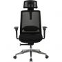 Кресло BN_Hg_EChair-520 STC сетка/ткань черный, алюминий