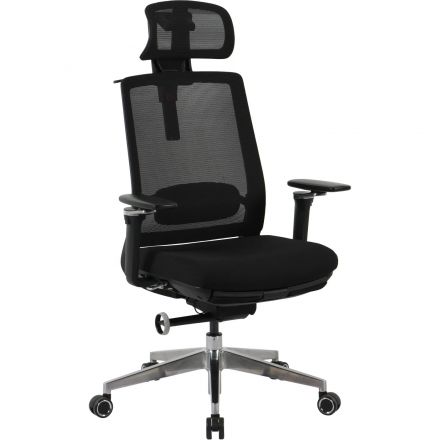 Кресло BN_Hg_EChair-520 STC сетка/ткань черный, алюминий