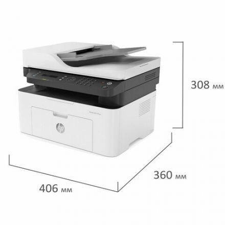 МФУ лазерное HP Laser 137fnw "4 в 1", А4, 20 стр./мин., 10000 стр./мес., АПД, Wi-Fi, сетевая карта, 4ZB84A МФУ лазерное HP Laser 137fnw "4 в 1", А4, 20 стр./мин., 10000 стр./мес., АПД, Wi-Fi, сетевая карта, 4ZB84A