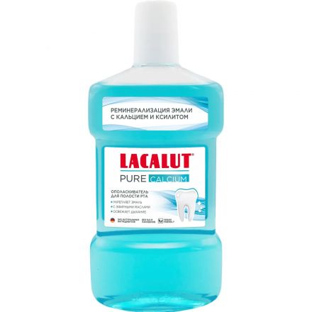 Ополаскиватель для полости рта LACALUT PURE CALCIUM, 475 мл