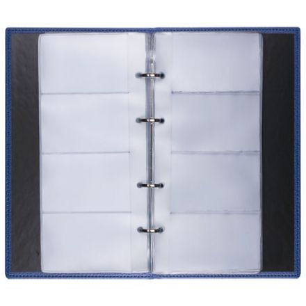 Визитница на кольцах BRAUBERG "Favorite", на 240 визиток, под фактурную кожу, темно-синяя, 231664 Визитница на кольцах BRAUBERG "Favorite", на 240 визиток, под фактурную кожу, темно-синяя, 231664