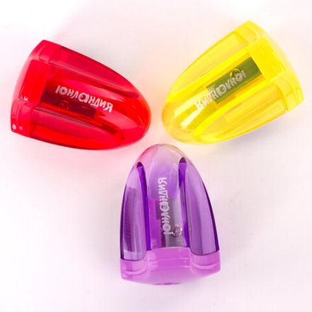 Точилка ЮНЛАНДИЯ "Спутник", с контейнером, пластиковая, корпус ассорти, 228447 Точилка ЮНЛАНДИЯ "Спутник", с контейнером, пластиковая, корпус ассорти, 228447