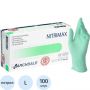 Перчатки нитрил. н/с. н/о ,зеленые 185 NitriMax (L) 50п/уп, 4гр
