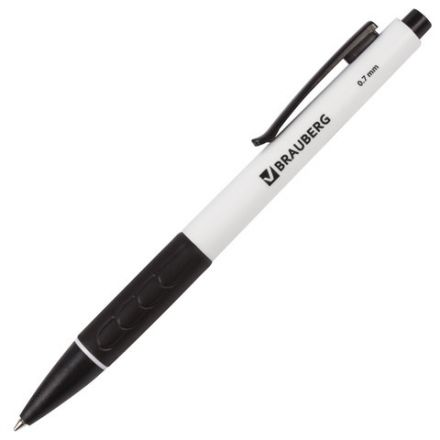 Ручка шариковая автоматическая с грипом BRAUBERG "Klasse", СИНЯЯ, корпус ассорти, узел 0,7 мм, линия письма 0,35 мм, 140588 Ручка шариковая автоматическая с грипом BRAUBERG "Klasse", СИНЯЯ, корпус ассорти, узел 0,7 мм, линия письма 0,35 мм, 140588