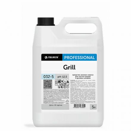 Средство для чистки плит, духовок, грилей от жира и нагара, 5 л, PRO-BRITE GRILL, концентрат, 032-5 Средство для чистки плит, духовок, грилей от жира и нагара, 5 л, PRO-BRITE GRILL, концентрат, 032-5