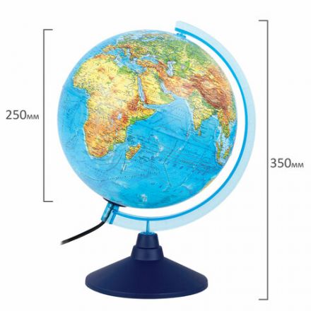 Глобус физический GLOBEN "Классик Евро", 25 см, с подсветкой, Ке012500189 Глобус физический GLOBEN "Классик Евро", 25 см, с подсветкой, Ке012500189