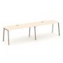 Estetica Рабочая станция на 2 места ES.RS-2.4-LP Сатин/Латте металл 3160*730*750